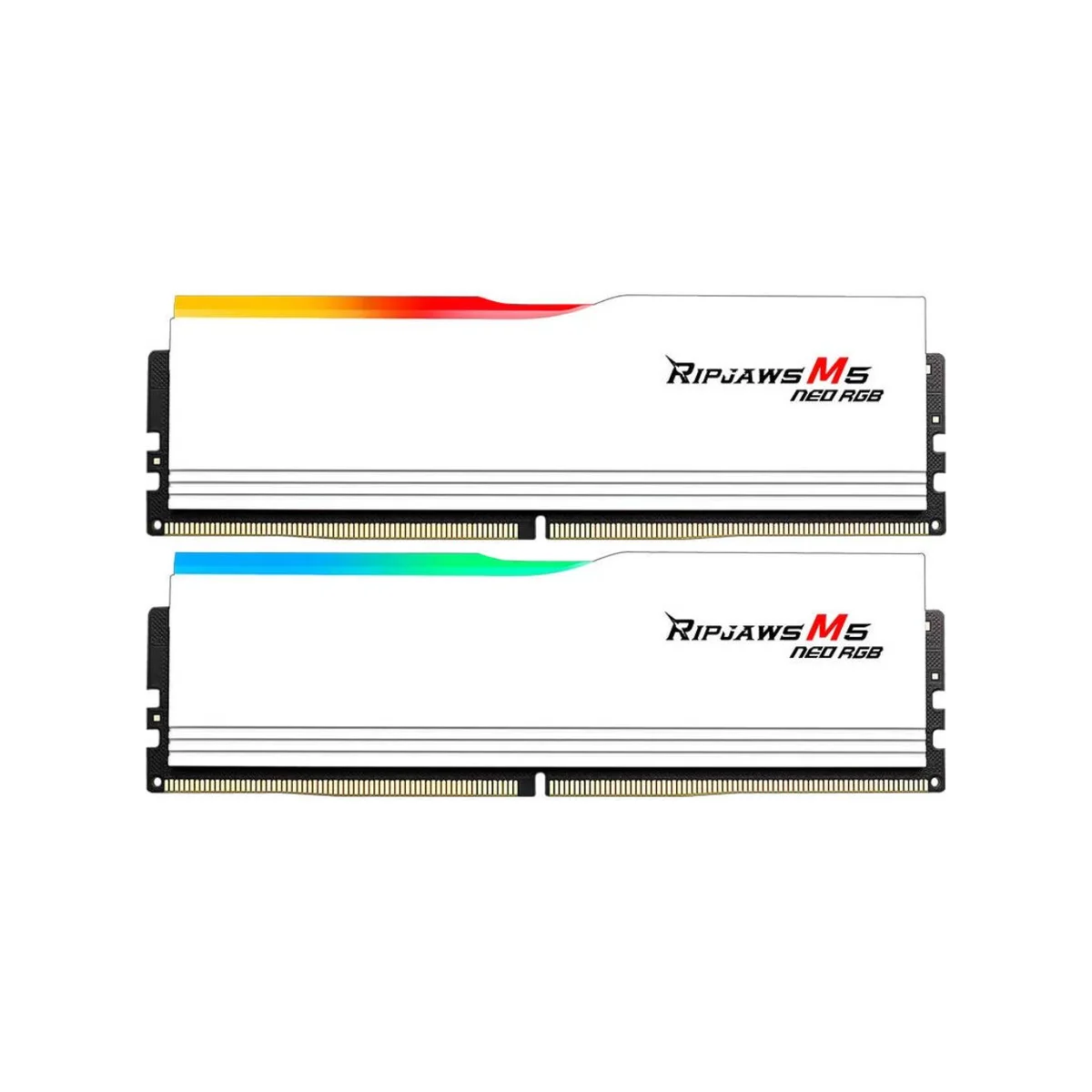 G.SKILL Ripjaws M5 Neo RGB 32 GB (2X16) DDR5 6000MT/s RAM Memory (White) – F5-6000J3648D16GX2-RM5NRW