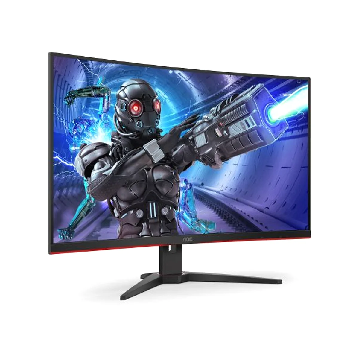 AOC C32G2ZE Gaming Monitor FHD 31.5" 240Hz 1ms VA Panel Curved (1500R, FreeSync Premium) - C32G2ZE/BK view 2