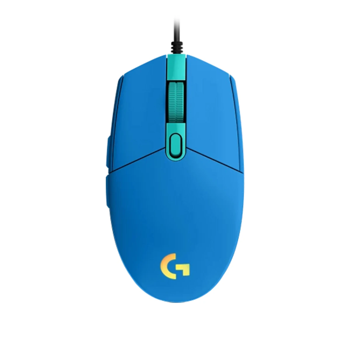 Logitech G Gaming Mouse G203 LightSync RGB (Blue, 8,000 DPI, 6 Buttons) - 910-005798