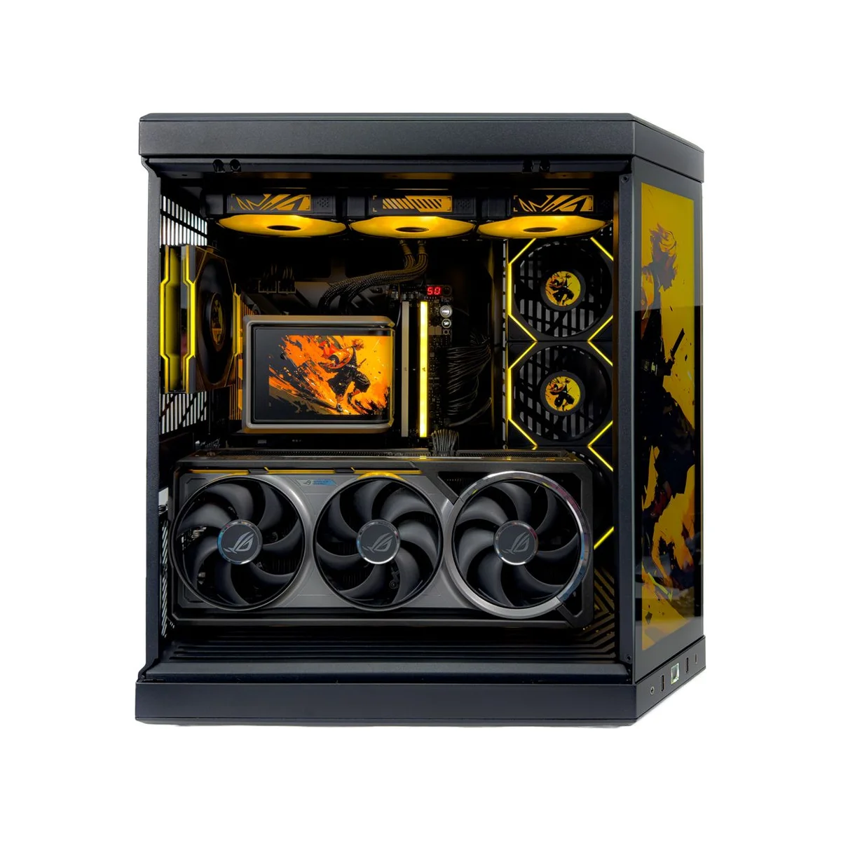Gaming PC Aesthetic (Ryzen 9 9950X3D, 96GB DDR5, RTX 5090 32GB) - Powered by ASUS - Gaming_PC_Aesthetic view 3