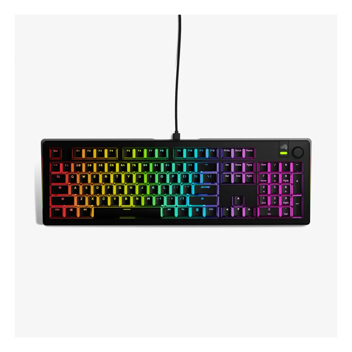 Glorious GMMK 3 100% Prebuilt Wired US Keyboard - Black | GMMK3-100-FOX-W-B
