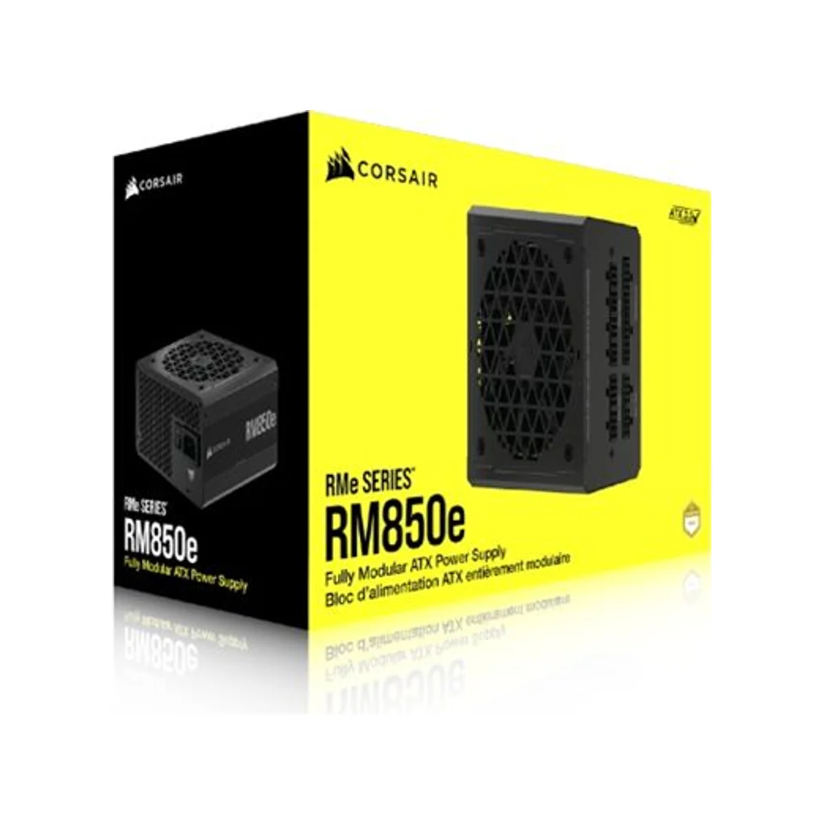 CORSAIR RM850e 850W 80 Plus Gold Fully Modular Low-Noise ATX Power Supply (UK) - CP-9020263-UK view 2