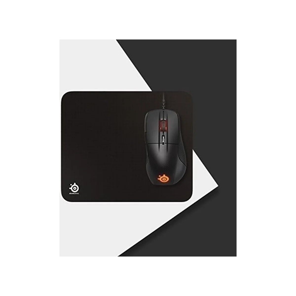 SteelSeries QcK Mini Gaming Mouse Pad - Black (Cloth, Rubber Base, Compact) - 63005