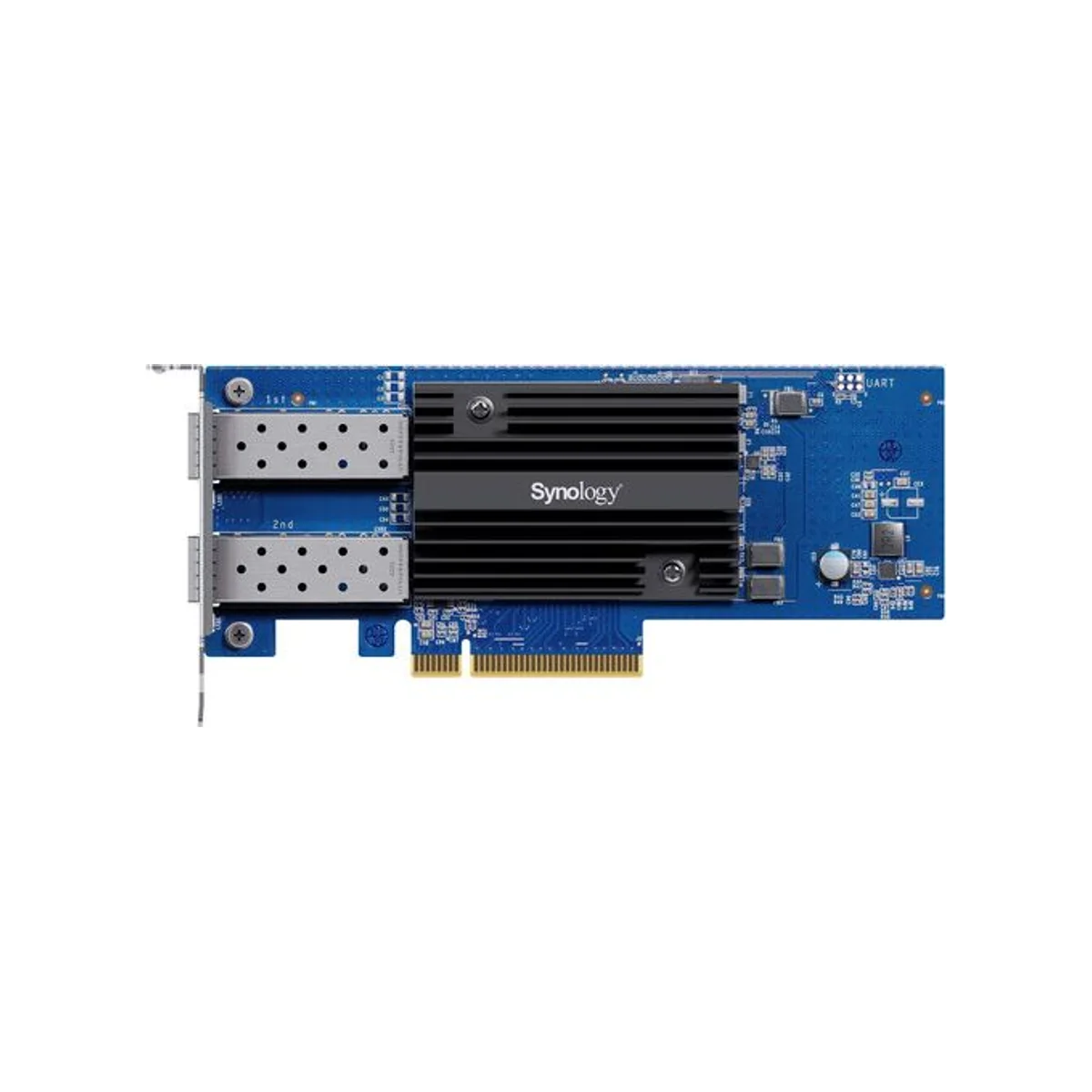 Synology E25G21-F2 25G PCIe 3.0 Ethernet Adapter Card (2x QSFP Slots, PCIe 3.0 x8) - E25G21-F2