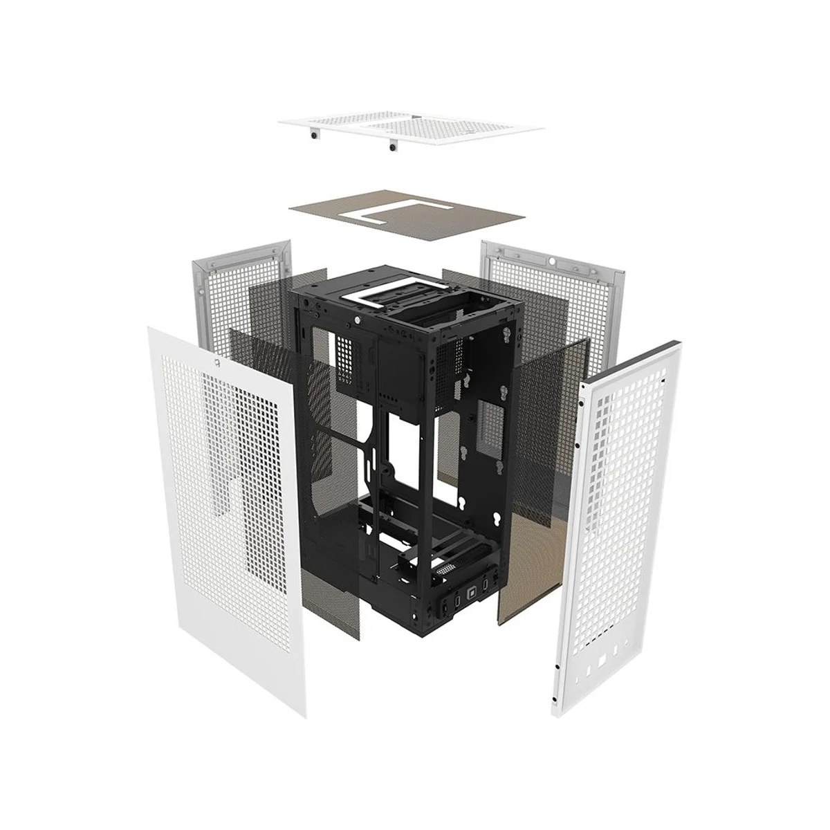 Hyte Revolt 3 Compact Mini-ITX SFF Gaming Case - White - CS-HYTE-REVOLT3-W view 6