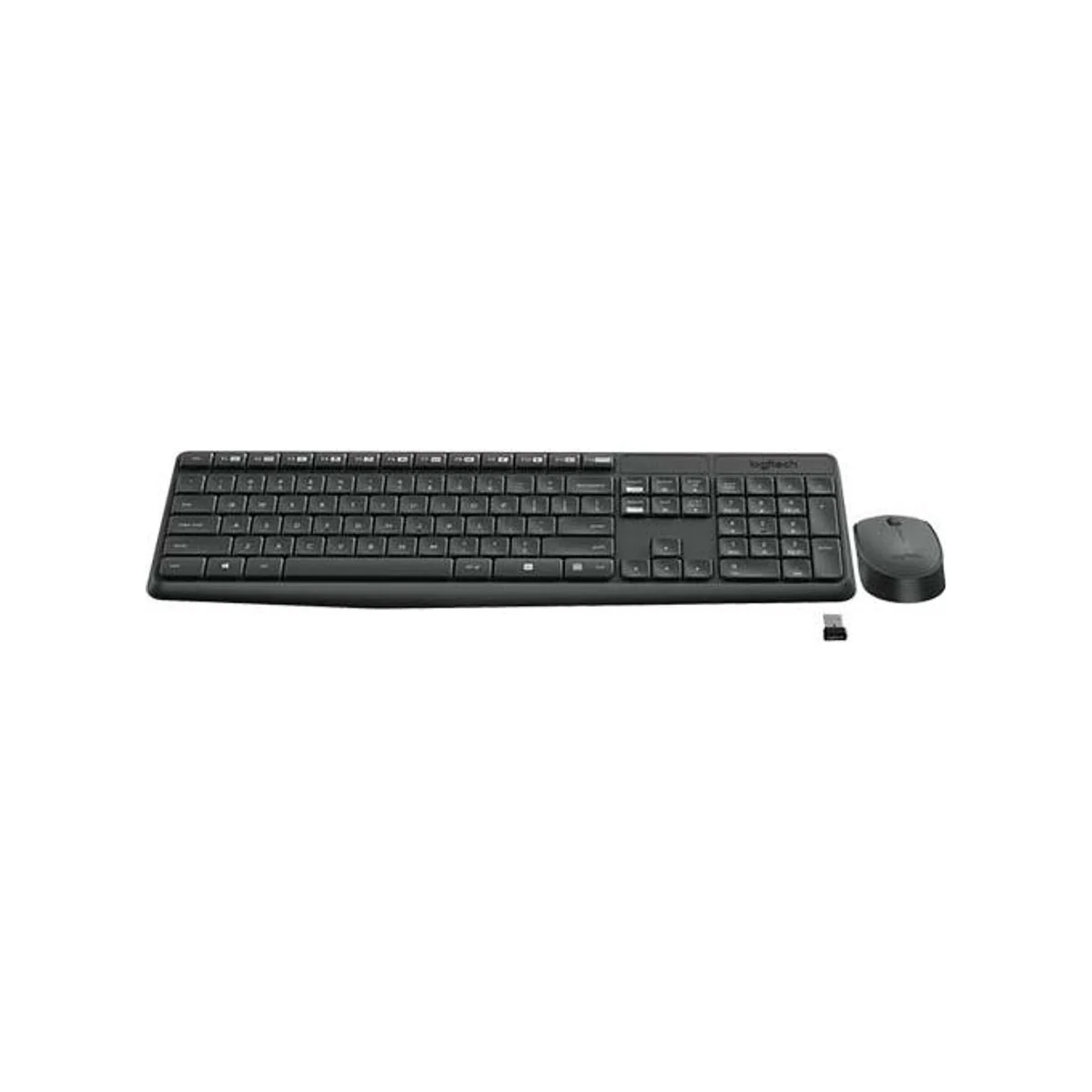 Logitech MK235 Wireless Keyboard and Mouse Combo Grey - 920-007931 view 2
