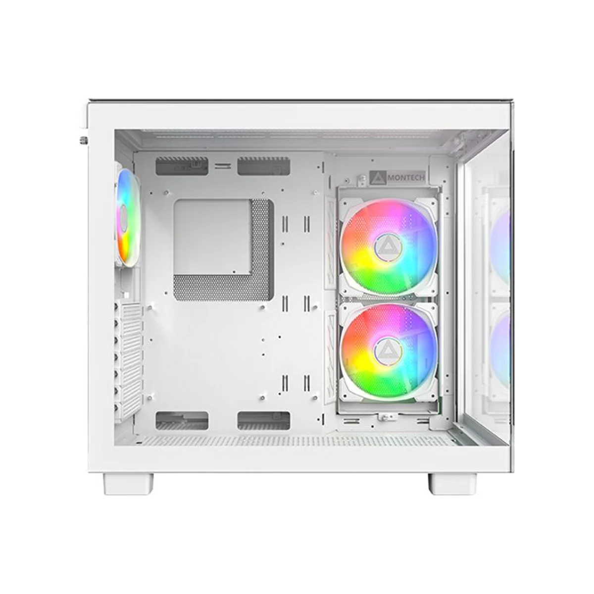 Montech KING 65 PRO Tempered Glass Airflow Mid-Tower Gaming Case - White - KING-65-PRO-(W) view 3