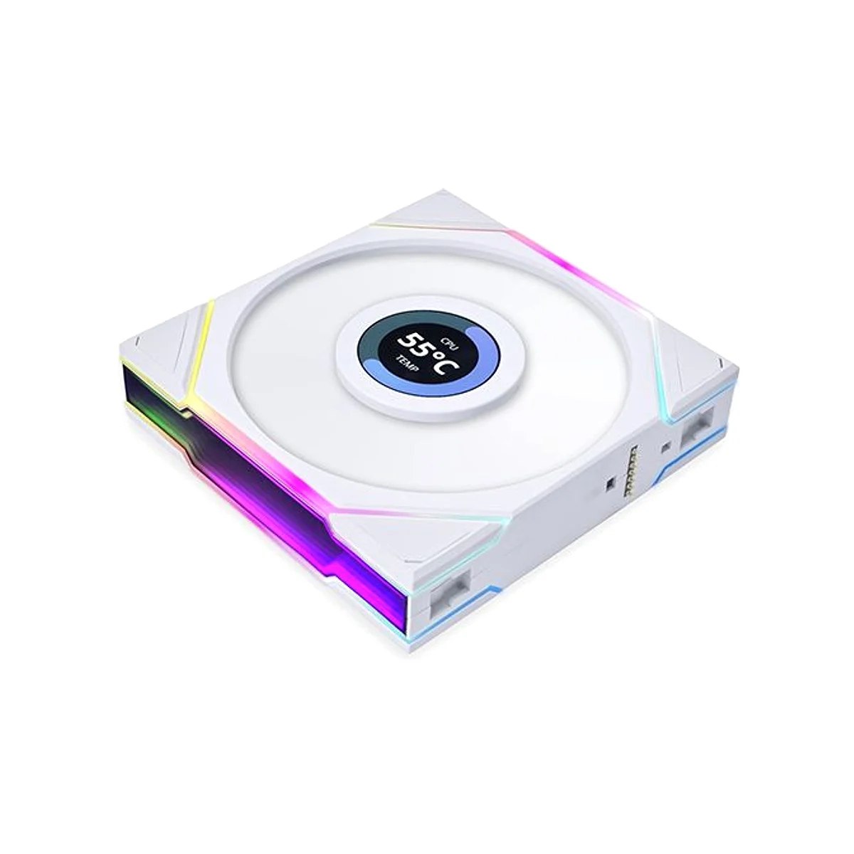 Lian Li UNI FAN TL120 LCD RGB Fan - White - G99.12TLLCD1W.00 view 2