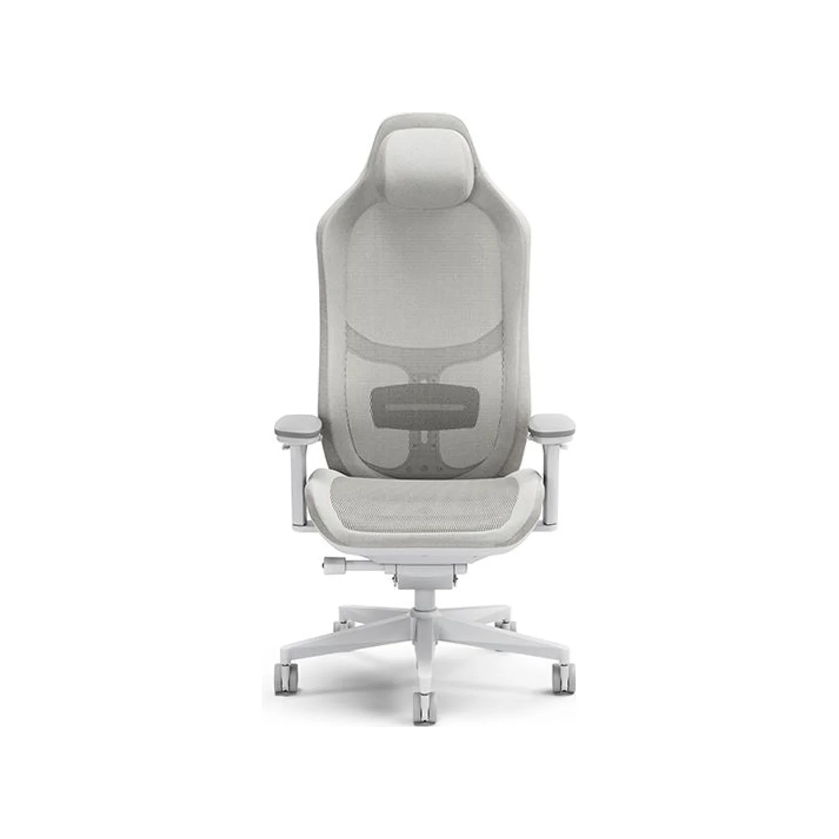 Fractal Refine Mesh Light Gaming Chair - White | Ergonomic Mesh Office Chair (Adjustable Lumbar, Synchro-Tilt, 4D Armrests) - FD-CH-RE1M-02
