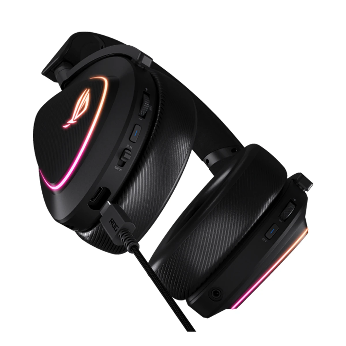 Asus ROG Delta II Tri-mode Wireless Gaming Headset - Black | 90YH03W0-BHUA00 view 4
