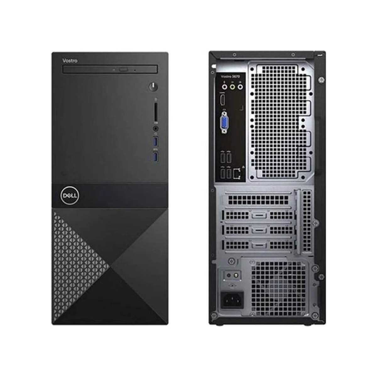 DELL Vostro 3910 Tower Desktop (Intel Core i3-12100, 4GB RAM, 1TB HDD, DOS) - V3910-4G1TI3-D view 2