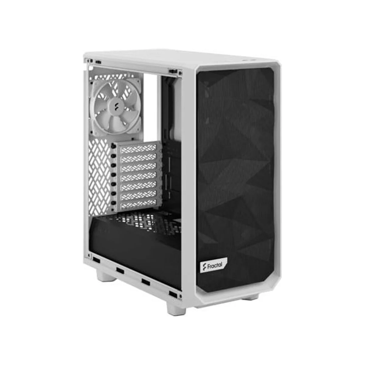 Fractal Meshify 2 Compact Lite Clear Tempered Glass ATX Gaming Case - White - FD-C-MEL2C-04 view 3