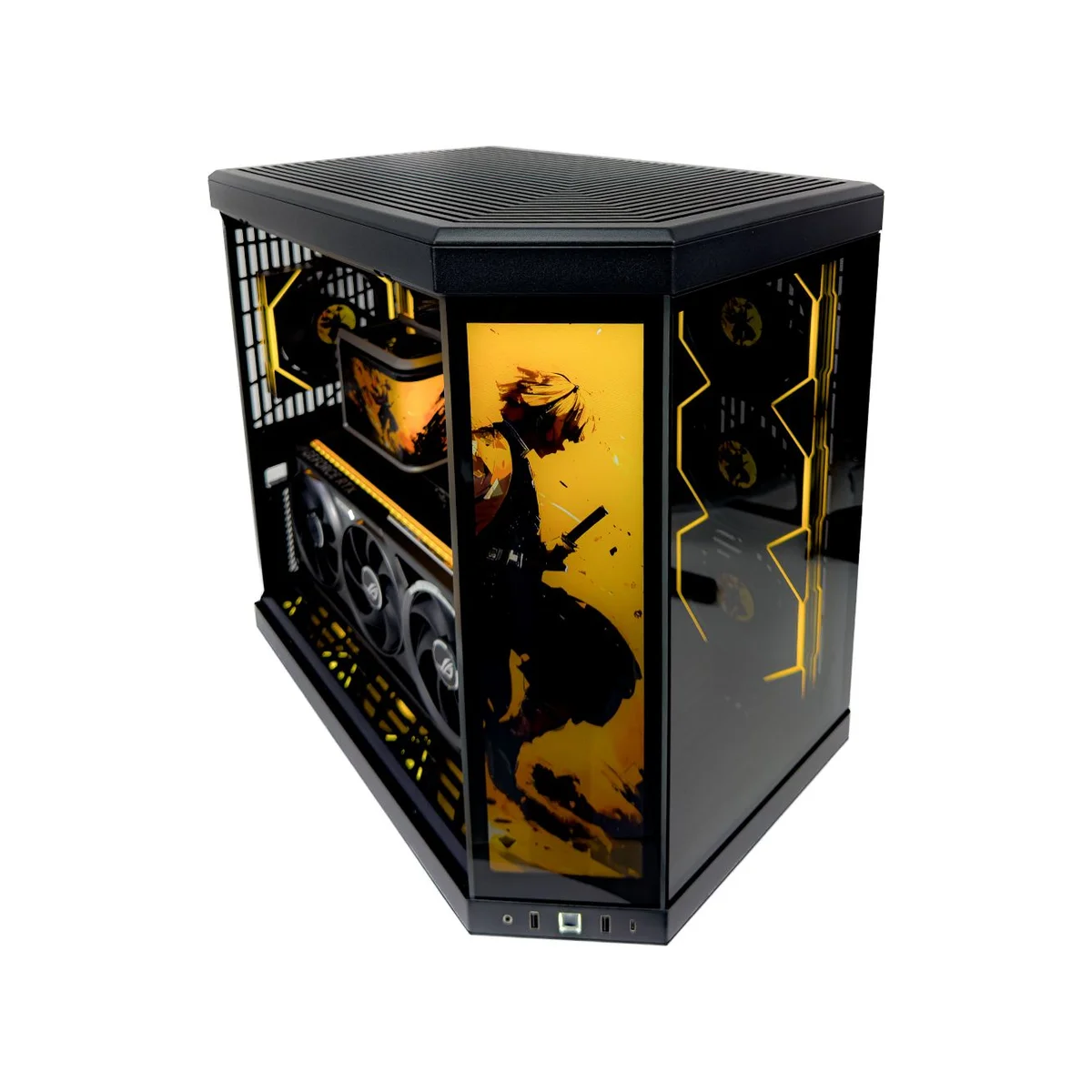 Gaming PC Aesthetic (Ryzen 9 9950X3D, 96GB DDR5, RTX 5090 32GB) - Powered by ASUS - Gaming_PC_Aesthetic view 2