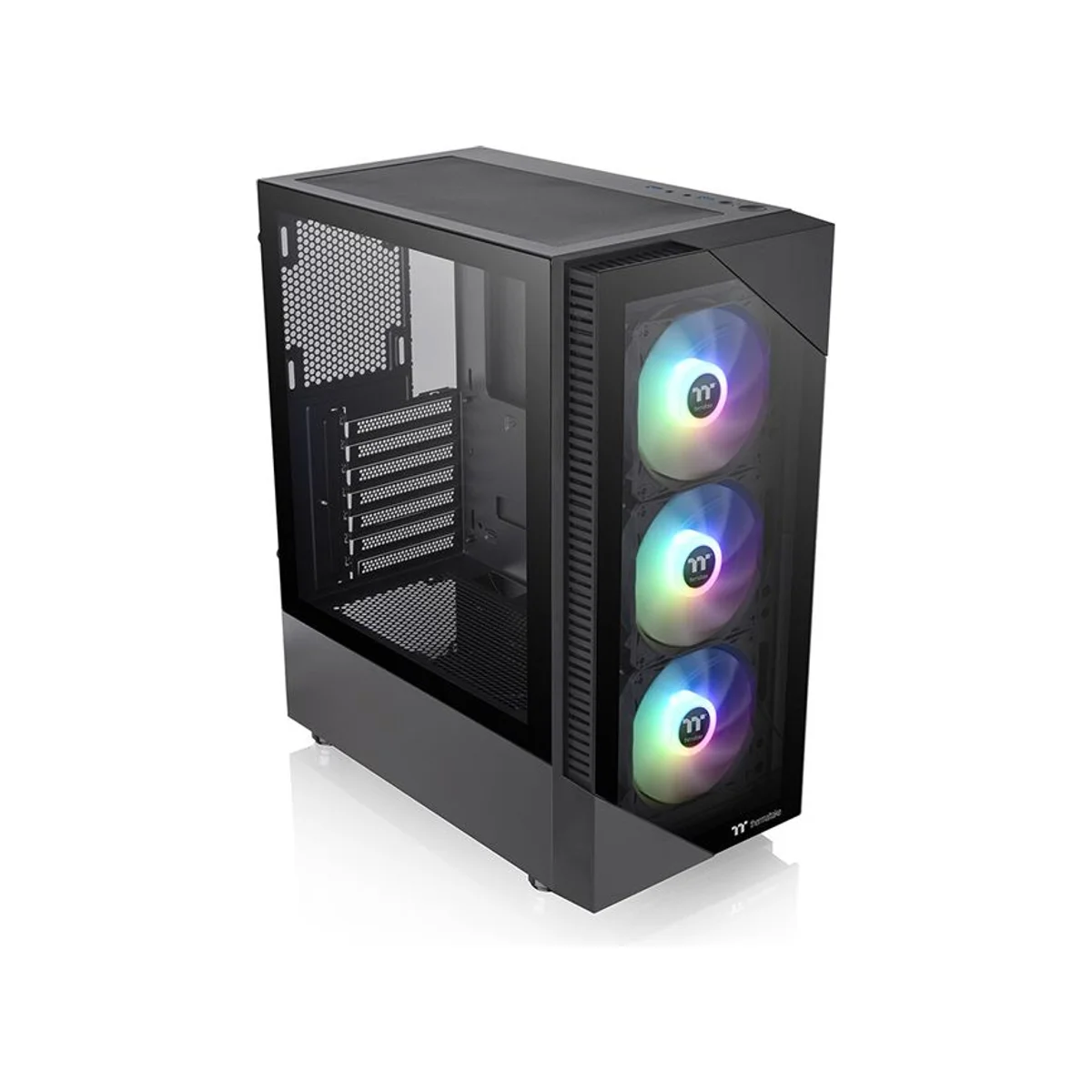 Thermaltake View 200 Tempered Glass ARGB ATX Gaming Case - Black - CA-1X3-00M1WN-00