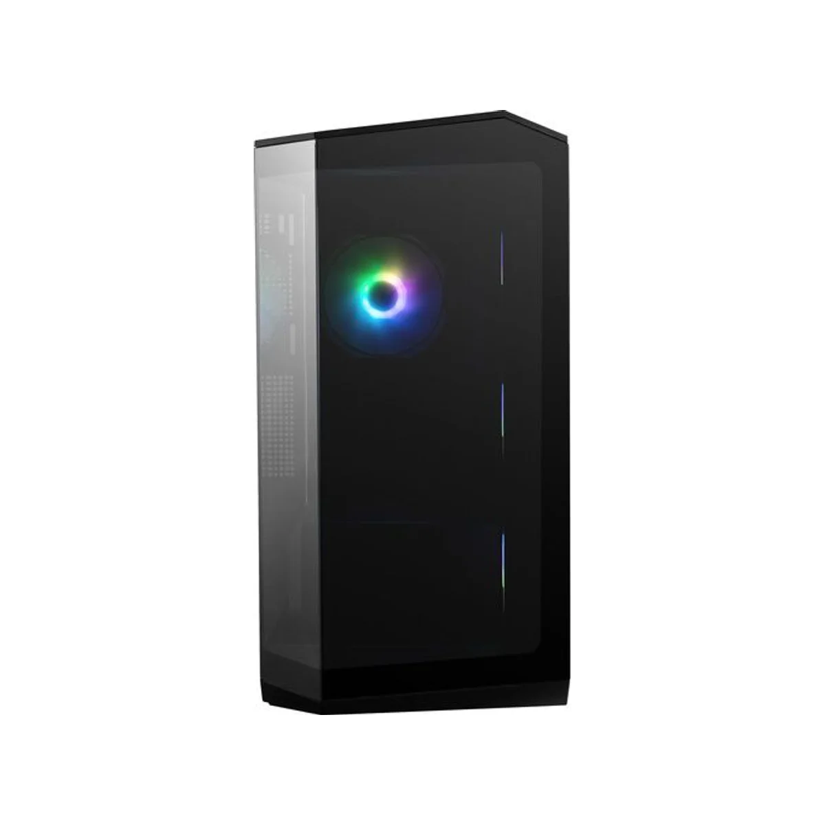 MSI MAG PANO M100R PZ Tempered Glass Mid-Tower Gaming Case - Black - 306-7G24R21-809 view 4
