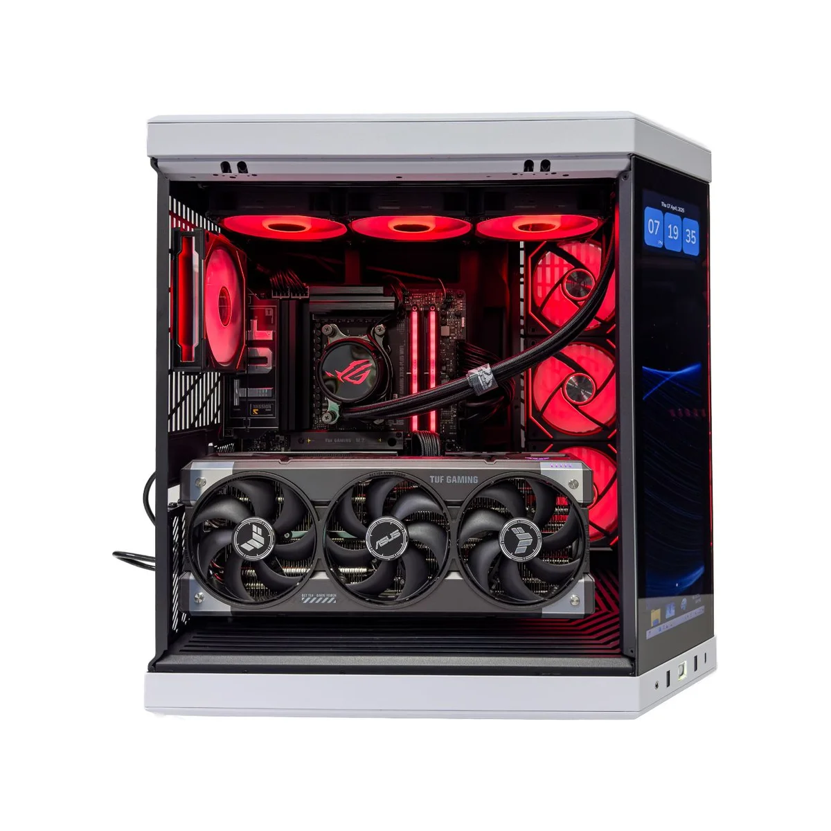 Platinum Gaming PC (Ryzen 7 9800X3D, 64 GB DDR5, RTX 5080 16GB) - Powered by ASUS - Platinum_Gaming_PC view 3