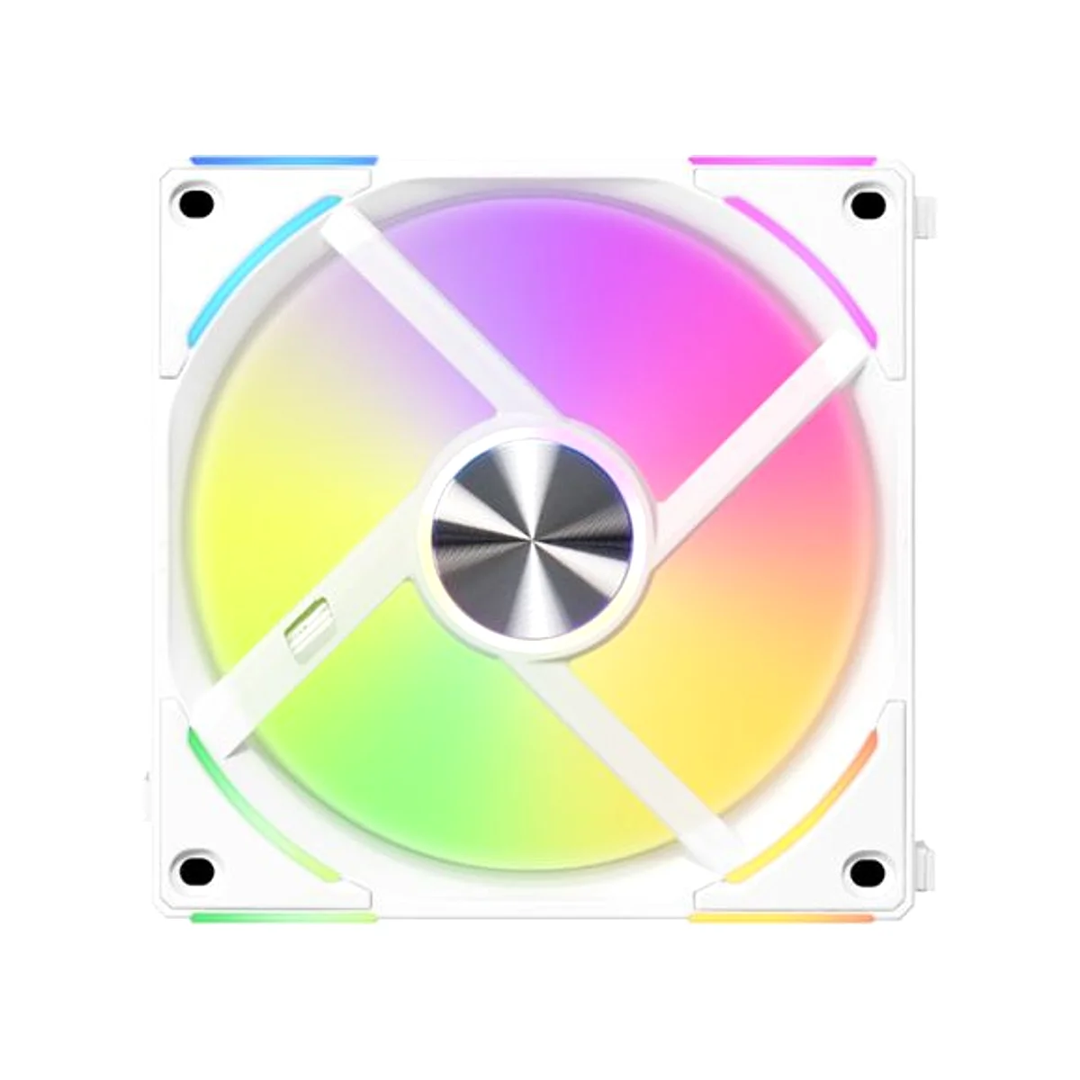 Lian Li UNI FAN AL120 V2 RGB 120mm Cooling Fan - White - UF-AL120V2-1W view 2