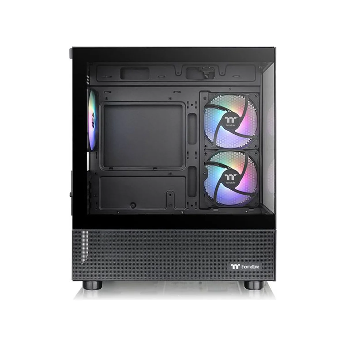 Thermaltake View 170 Tempered Glass ARGB Micro-ATX Gaming Case - Black - CA-1Z4-00M1WN-00 view 3