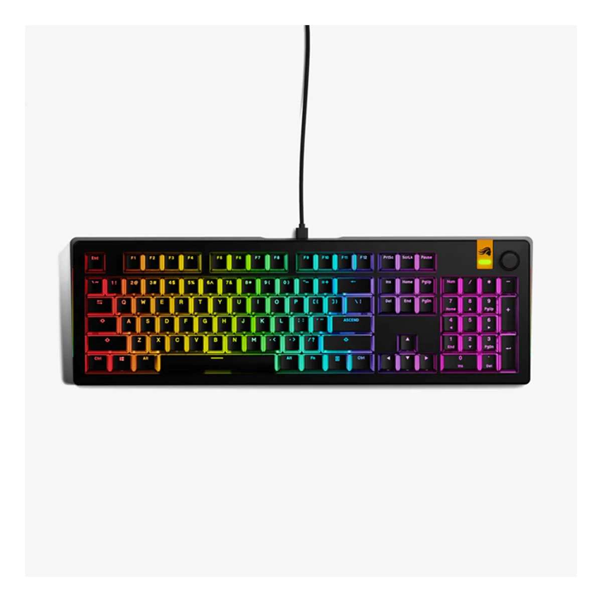 Glorious GMMK 3 HE 100% Prebuilt Wired US Keyboard Black | GMMK3-100-HE-W-B