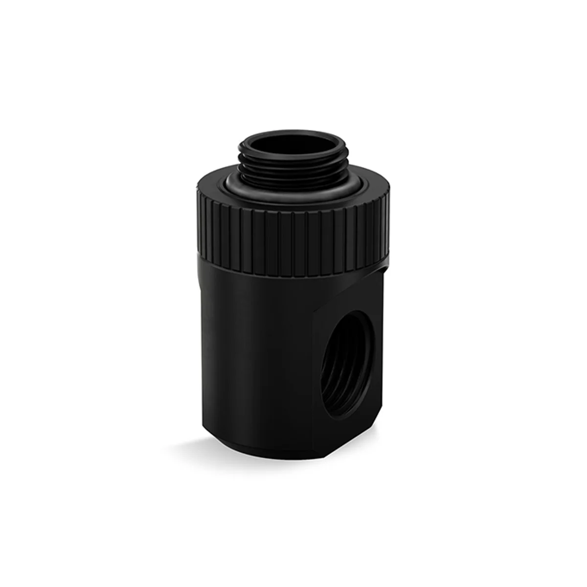 EKWB EK-Quantum Torque Rotary T Adapter Fitting - Black (Brass, G1/4" BSP, 23mm OD) - 3831109814499 view 2