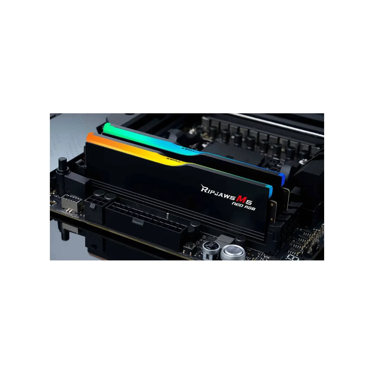 G.SKILL Ripjaws M5 Neo RGB 32 GB (2X16) DDR5 6000MHz RAM Memory (CL36, Black) – F5-6000J3648D16GX2-RM5NRK view 3