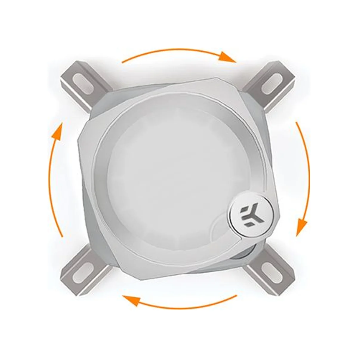 EKWB EK-Nucleus AIO CR360 Lux D-RGB CPU Liquid Cooler - White - 3831109897850 view 4