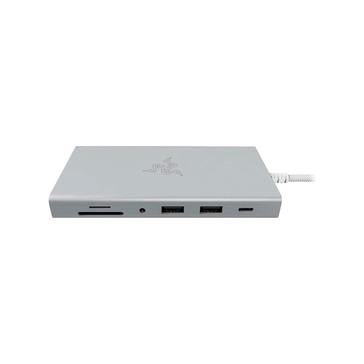 Razer 11-Port USB-C Mercury Docking Station (4K 60Hz, 85W PD, Gigabit Ethernet) - White - RC21-02250200-R3M1 view 2