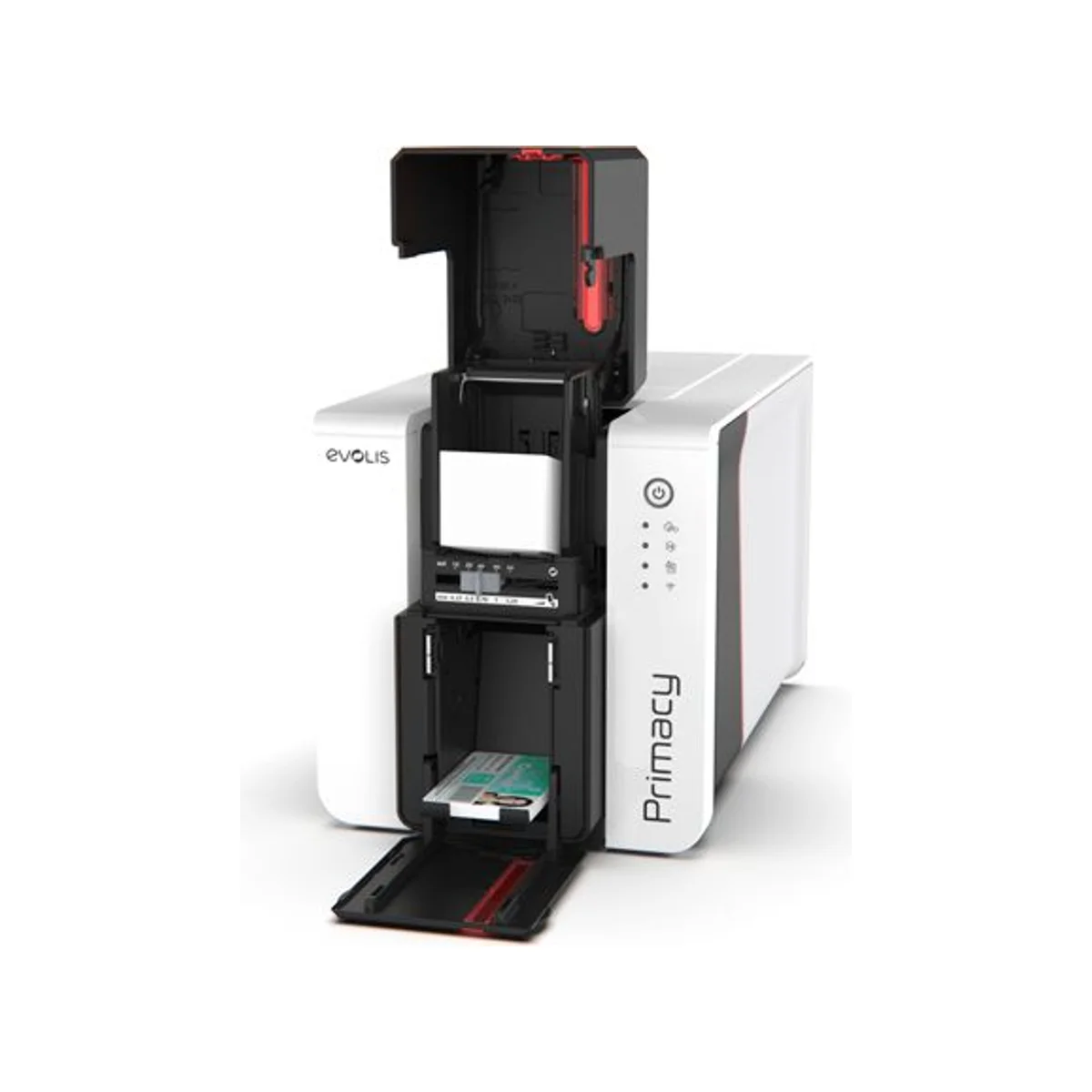 Evolis Primacy 2 Expert Dual-Sided ID Card Printer (Dye Sub/Thermal Transfer & Rewrite, 300 dpi Color, 170 Dual) - EV-PM2-0025-M view 2