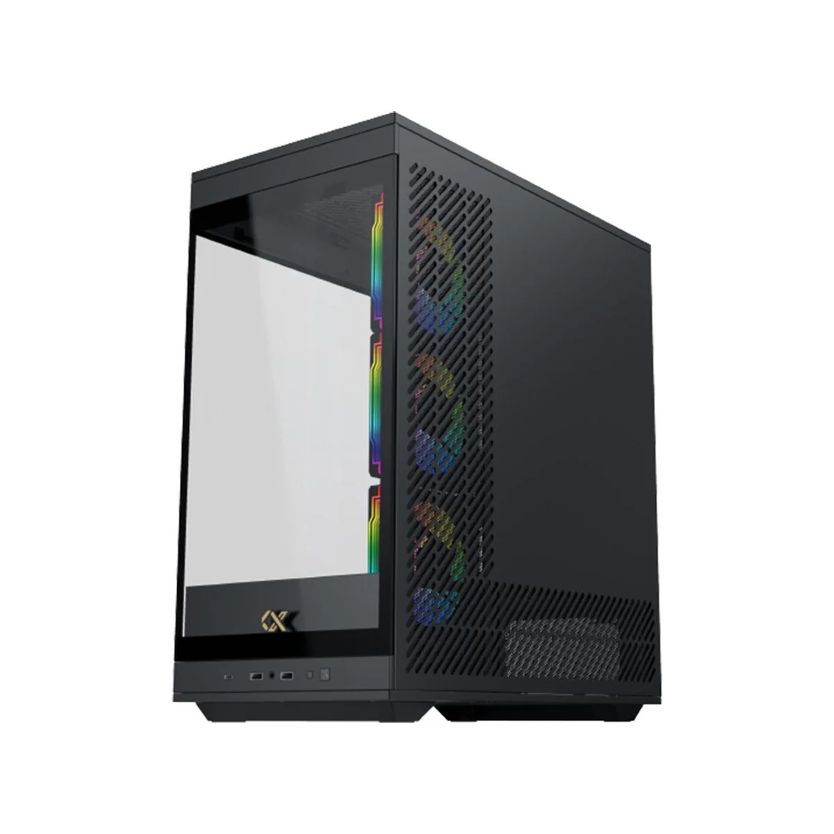 Xigmatek Meta Tempered Glass E-ATX Gaming Case - Black - EN45066 view 4
