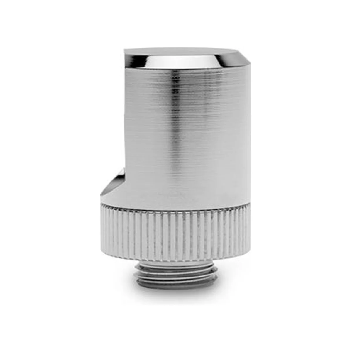 EKWB EK-Quantum Torque Rotary 90° - Nickel Adapter Fitting (Nickel Plated Brass, G1/4" Threads) - 3831109814505
