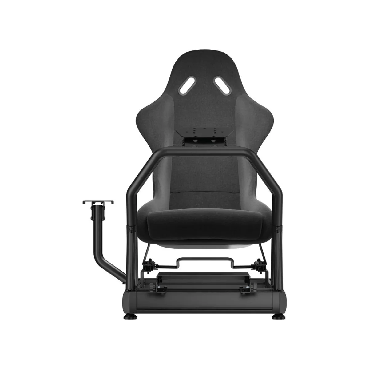APNX Sturdy Fiberglass Seat & Adjustable Frame Racing Simulator Cockpit (Black) - APEX-RACE-COCKPIT view 2