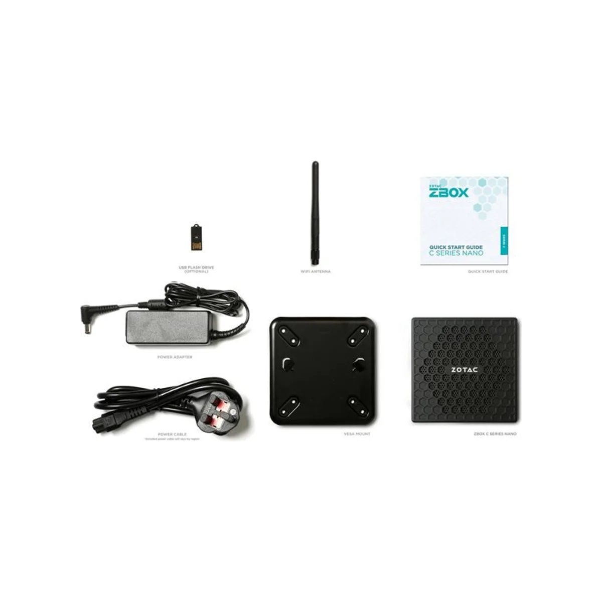 ZOTAC ZBOX CI337 Nano Barebone PC (Intel N100 CPU, Intel UHD GPU, WiFi 6) - Black - ZBOX-CI337NANO view 7