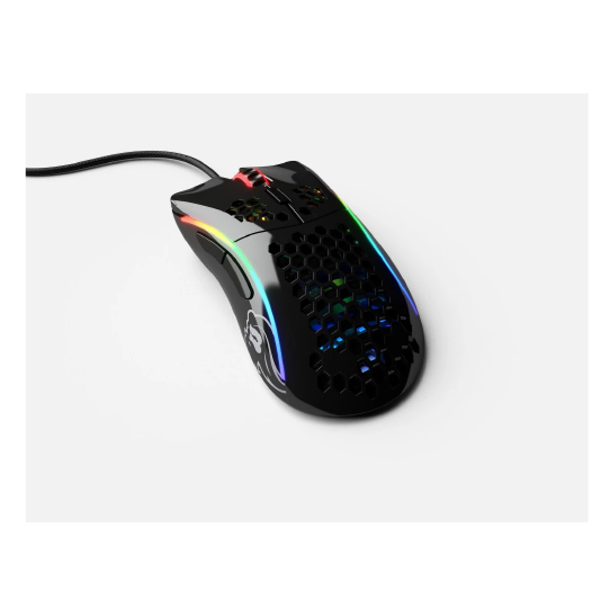 Glorious Model D Minus Gaming Mouse - Glossy Black (Pixart PMW-3360, Omron 20M, 6 Buttons, 62g) - GLO-MS-DM-GB view 3