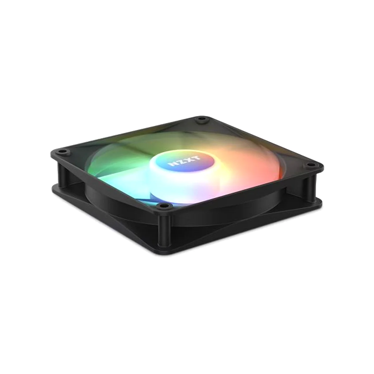 Nzxt F120 RGB Core Triple Pack 3 X 120mm Hub-Mounted RGB Fans & Controller - Black - RF-C12TF-B1 view 2