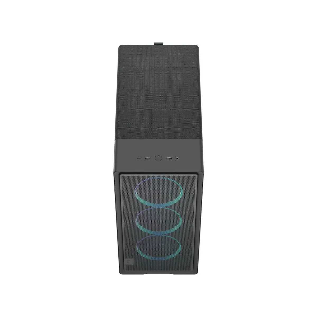 Fractal Epoch Tempered Glass RGB Mid-Tower Gaming Case - Black - FD-C-EPO1A-04 view 3