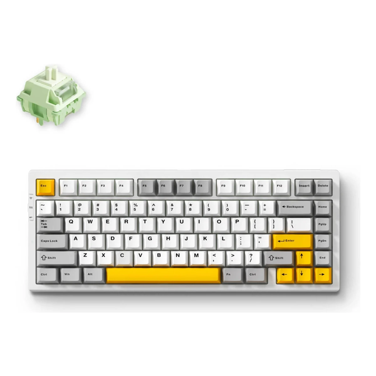 MCHOSE G75 Pro 75% RGB Tri-mode Mechanical Gaming Keyboard - Grey | G75-7A view 2