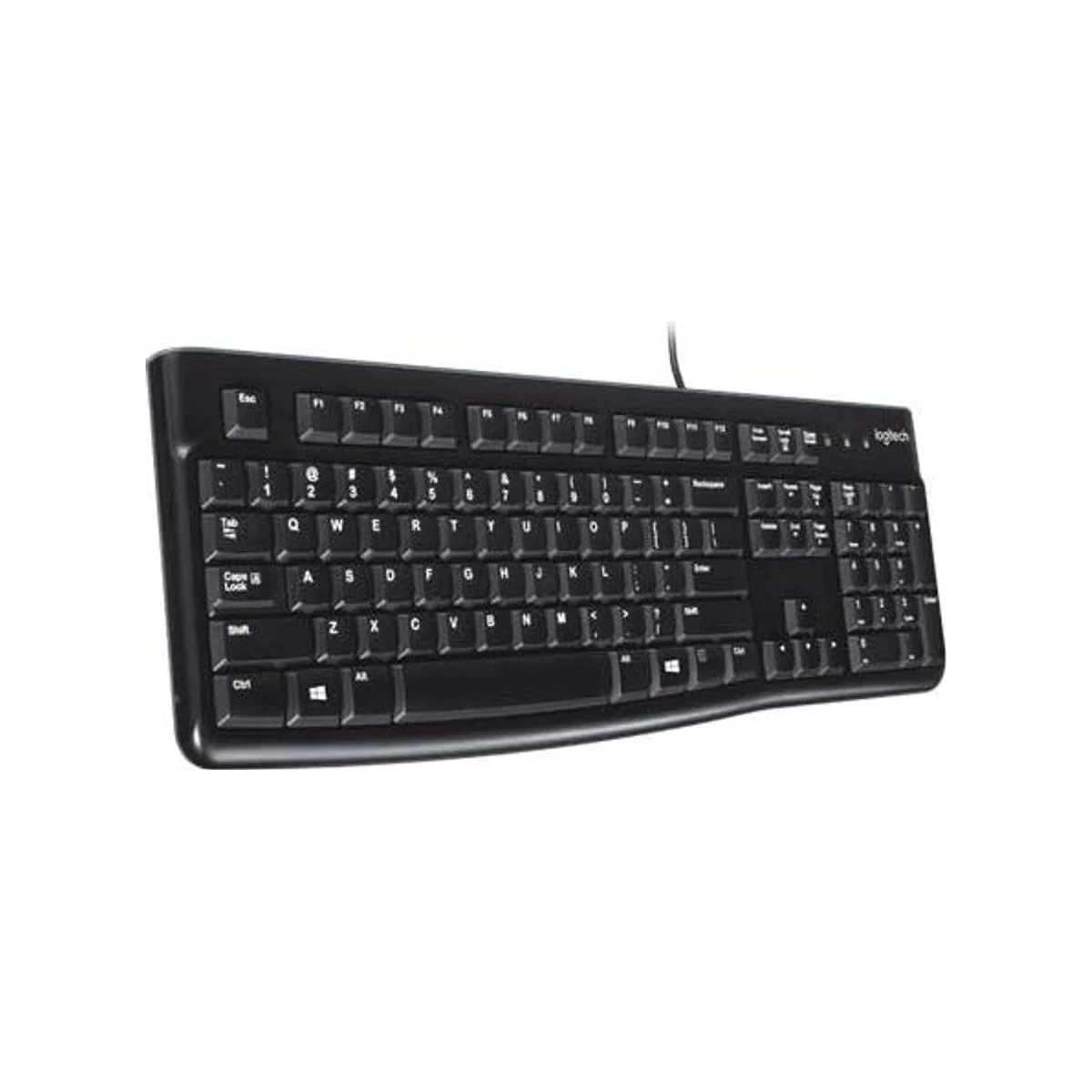 Logitech K120 Wired Keyboard - Quiet Typing, Spill-Resistant, Plug-and-Play USB - 920-002508 view 2