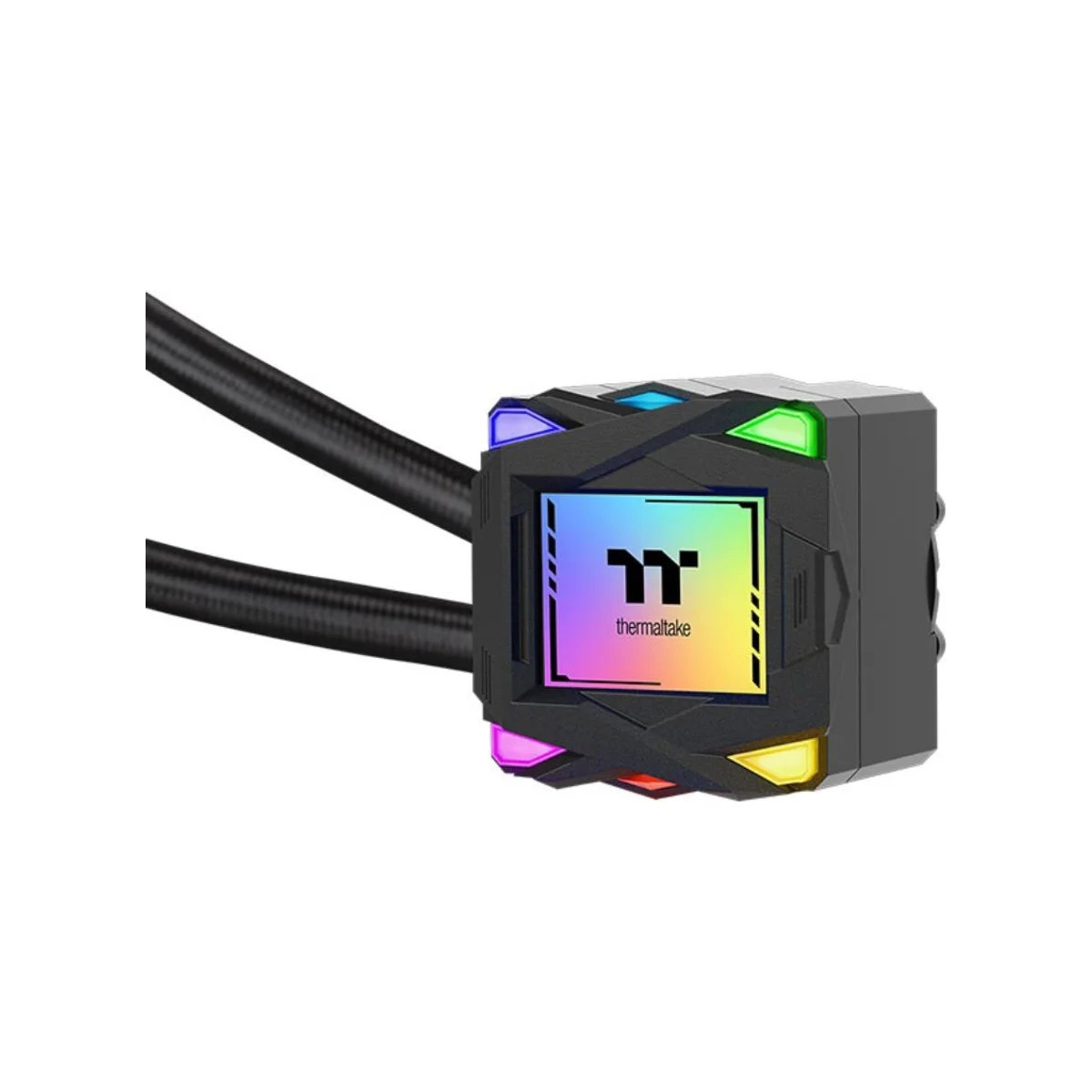 THERMALTAKE LA240 ARGB Sync AIO Liquid CPU Cooler - Black (120mm ARGB Fans, Copper Base, 350W TDP) - CL-W457-PL12SW-A view 3