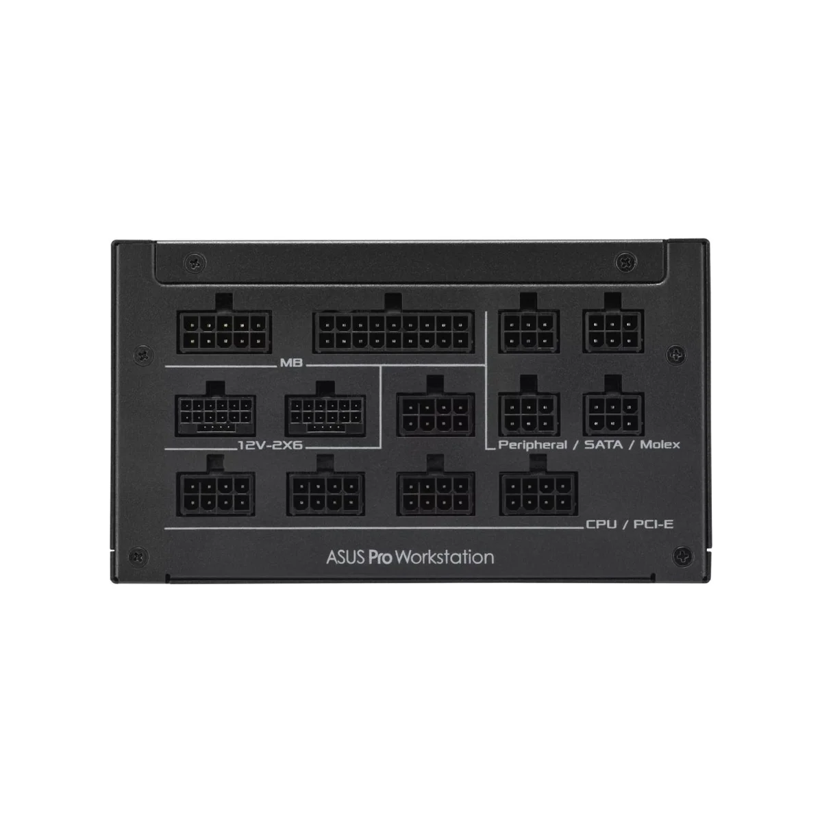 ASUS Pro WS 1600W 80 PLUS Platinum ATX 3.1 Power Supply (1600W, ATX, Platinum) - Black - 90YE00Z2-B0NA00 view 4