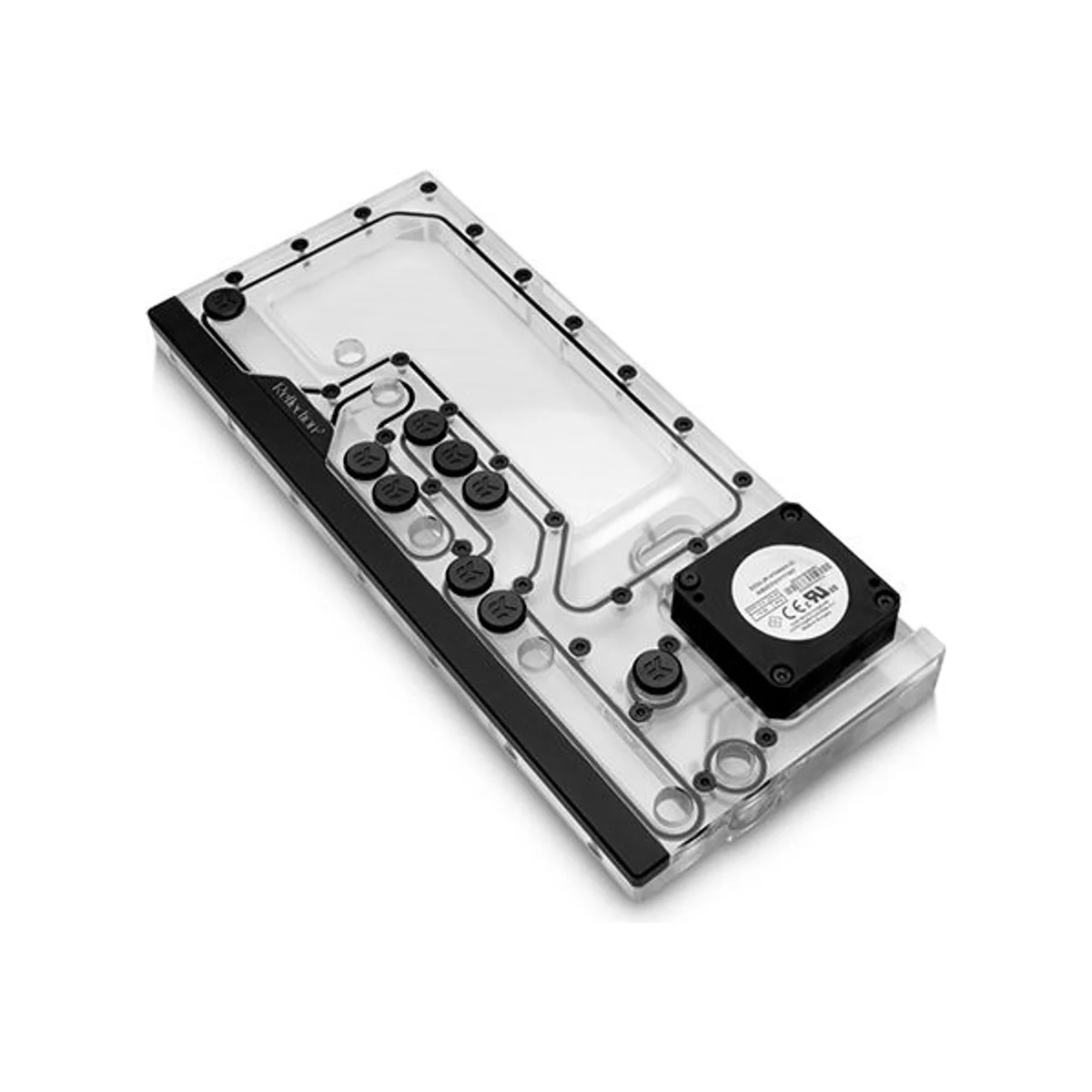 EKWB EK-Quantum Reflection² Torrent DDC 4.2 PWM D-RGB - Plexi Distribution Plate - 3831109898345 view 2