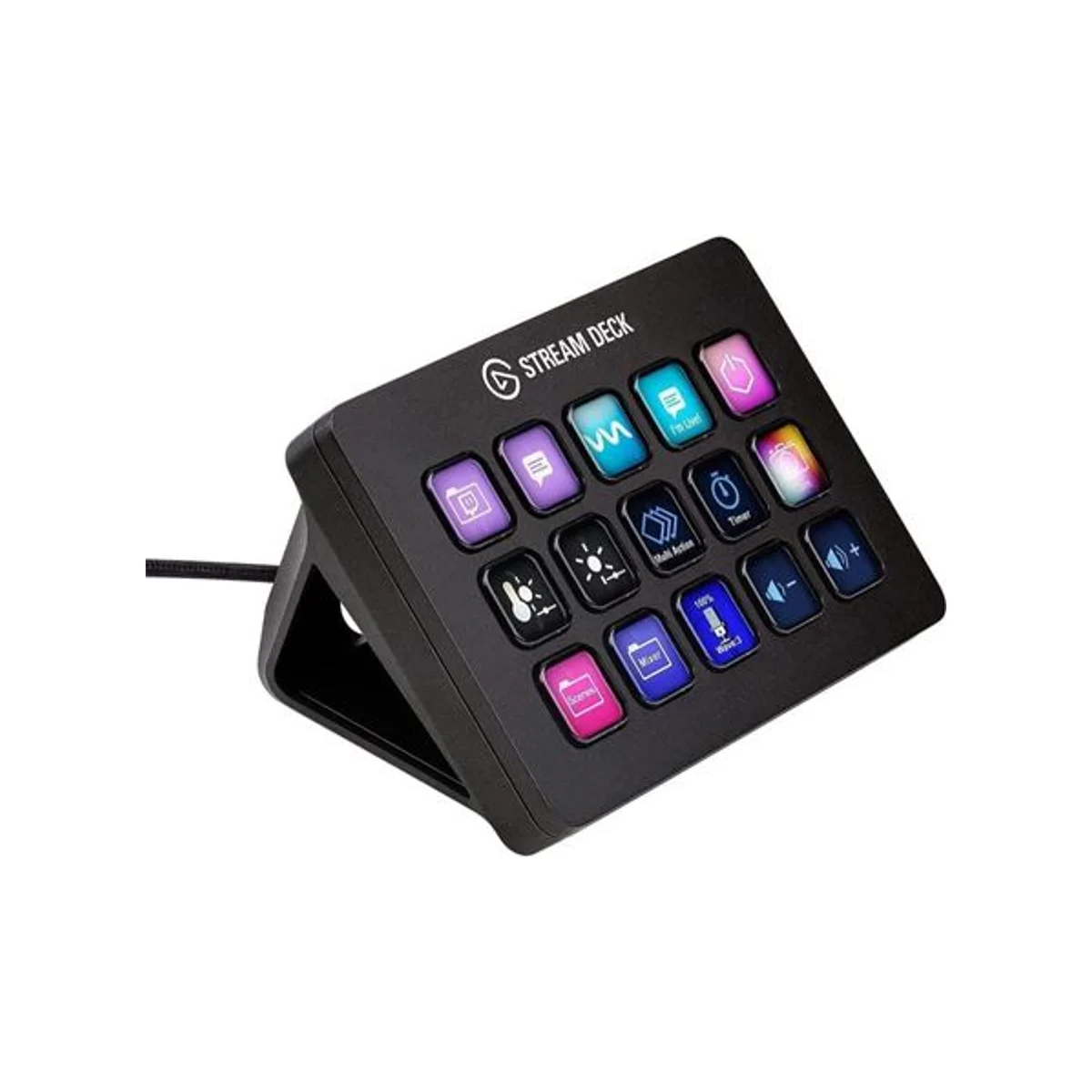 Elgato Stream Deck MK.2 15-Key Live Production Controller - Black - 10GBA9901 view 2