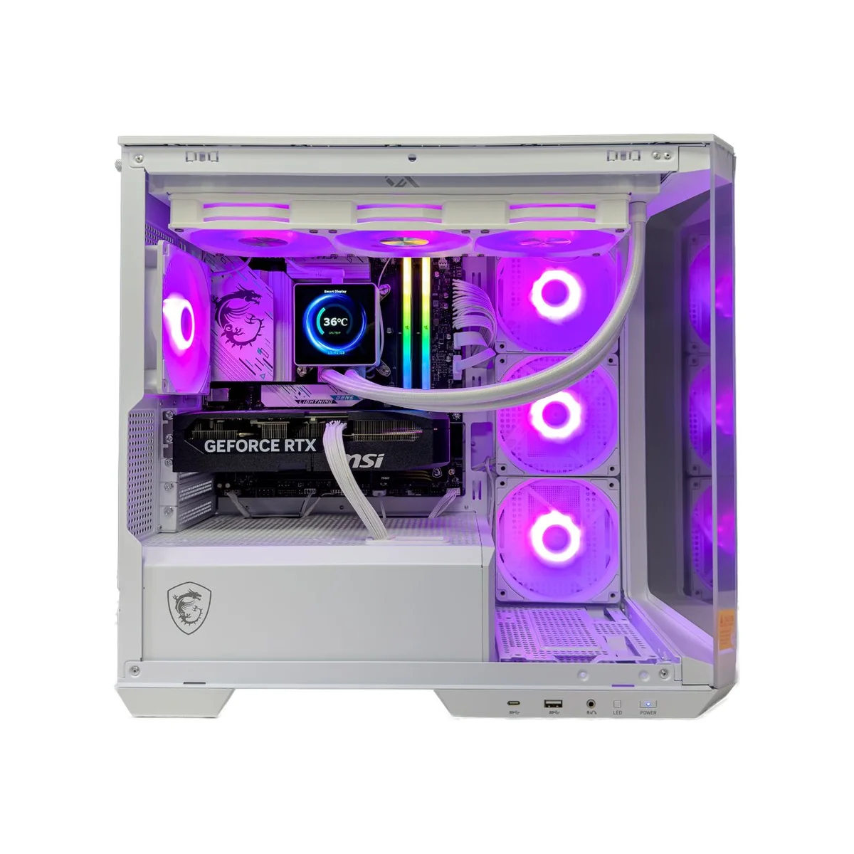 Iceberg Gaming PC (Ultra 7 265, 32GB DDR5 RAM, RTX 5070 12GB GPU) - Iceberg_Gaming_PC view 2