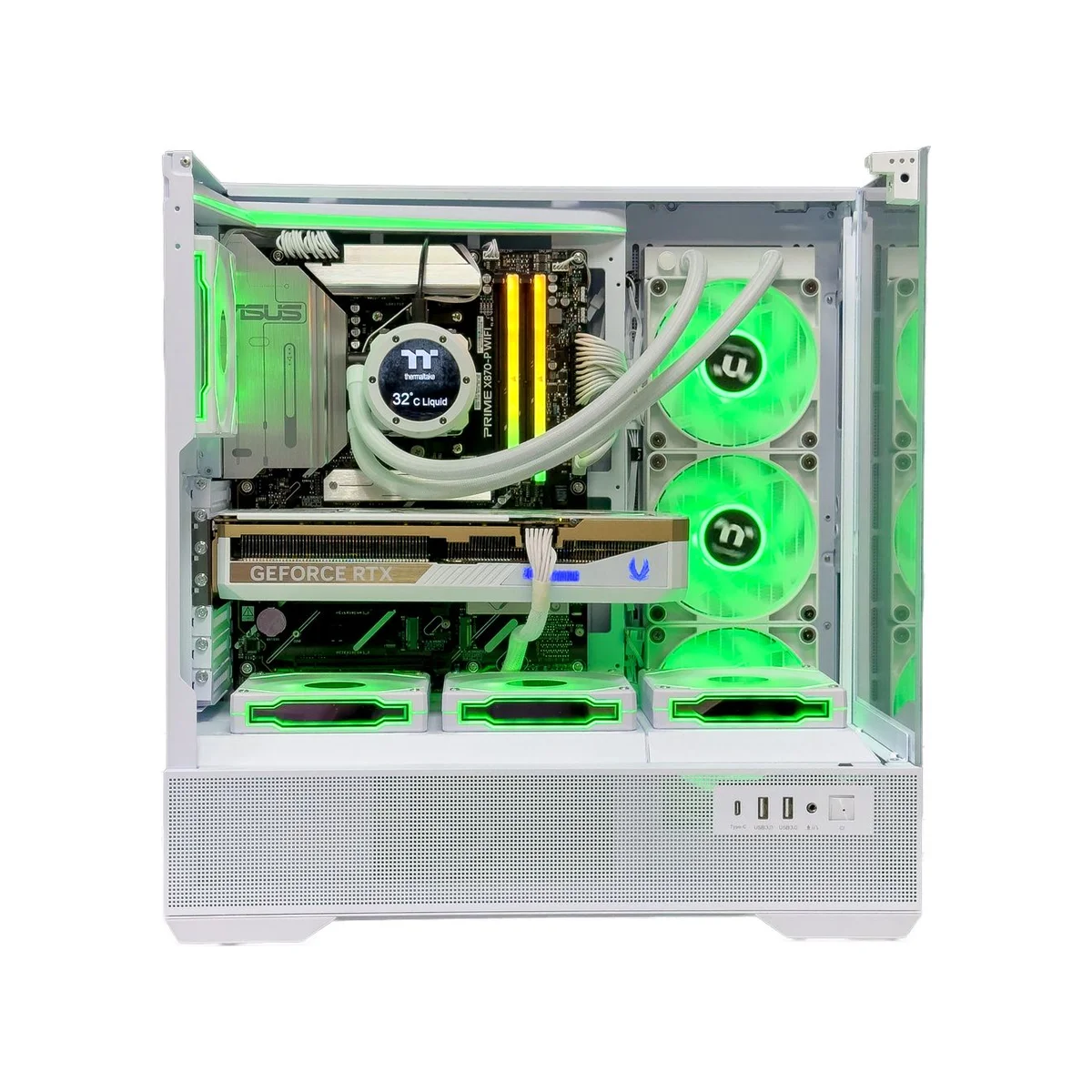 Gaming PC Arctic (Ryzen 7 9800X3D, 32GB DDR5, RTX 5070 Ti 16GB) - Gaming_PC_Arctic view 3
