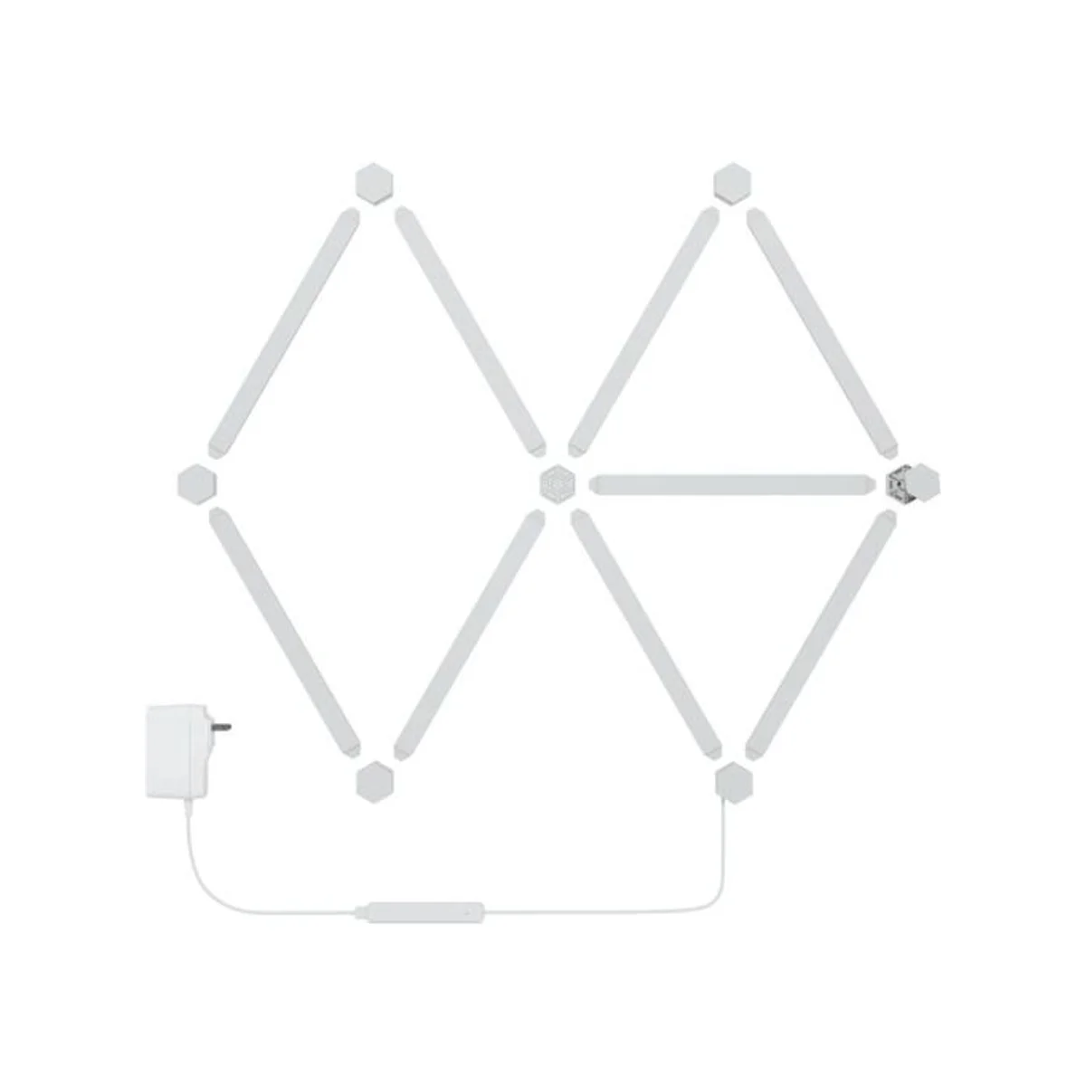 Nanoleaf Lines Starter Kit (9-Pack) Smart Backlit Modular Lighting - NL59-K-0002LW-9PK-UK view 4