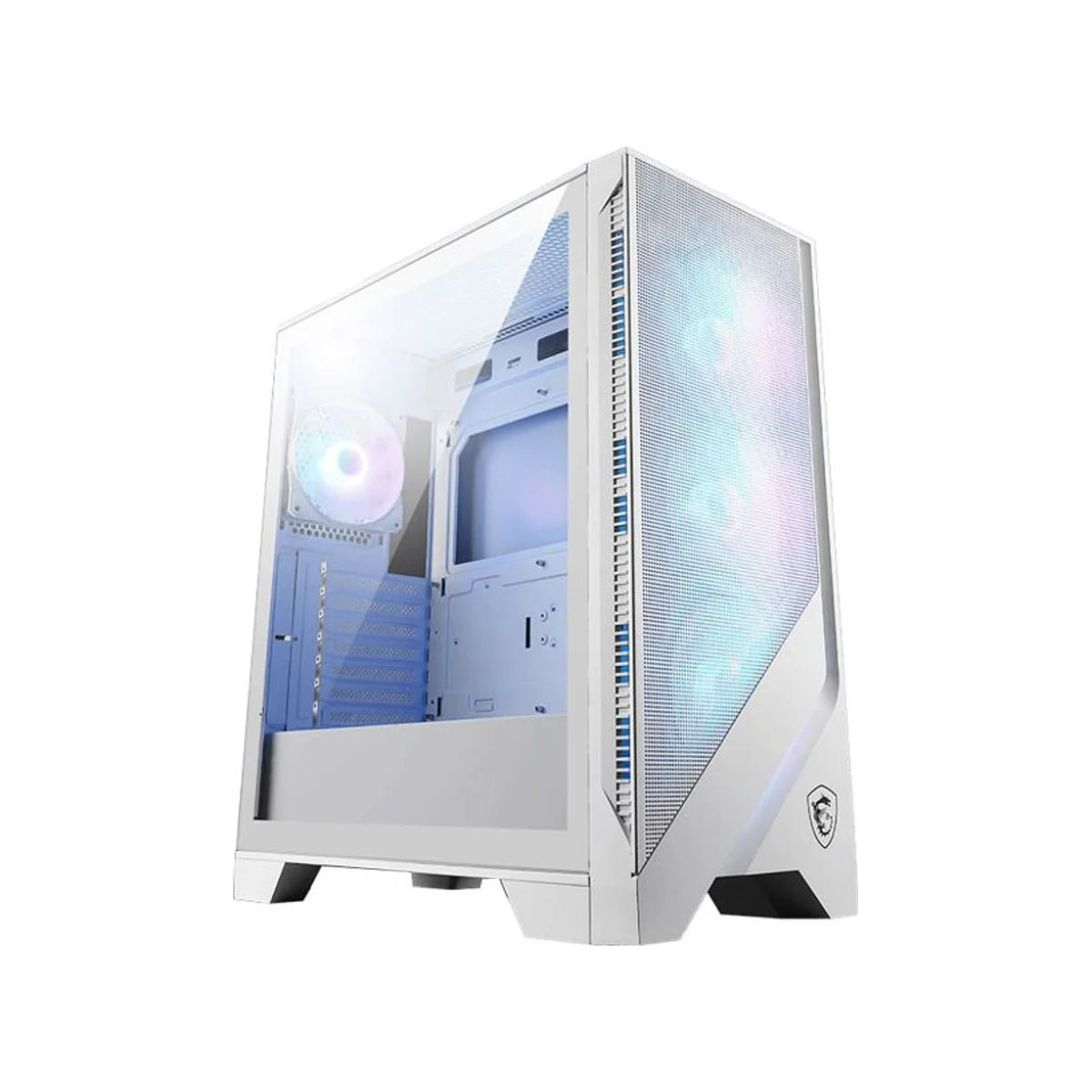 MSI MAG FORGE 320R Mid Tower Airflow ATX Gaming Case - White - 306-7G23W21-HH9