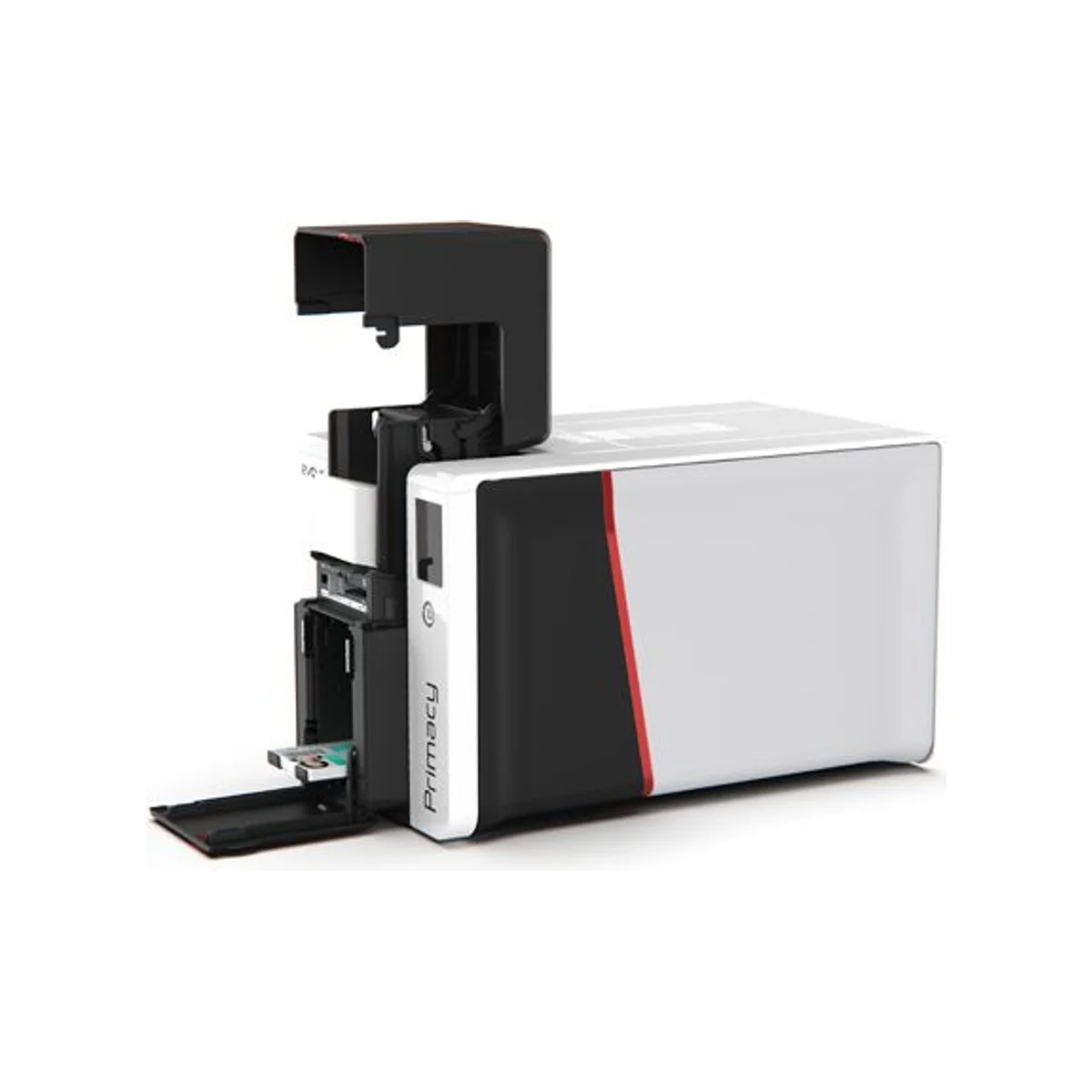 Evolis Primacy 2 Expert Dual-Sided ID Card Printer (Dye Sub/Thermal Transfer & Rewrite, 300 dpi Color, 170 Dual) - EV-PM2-0025-M view 3