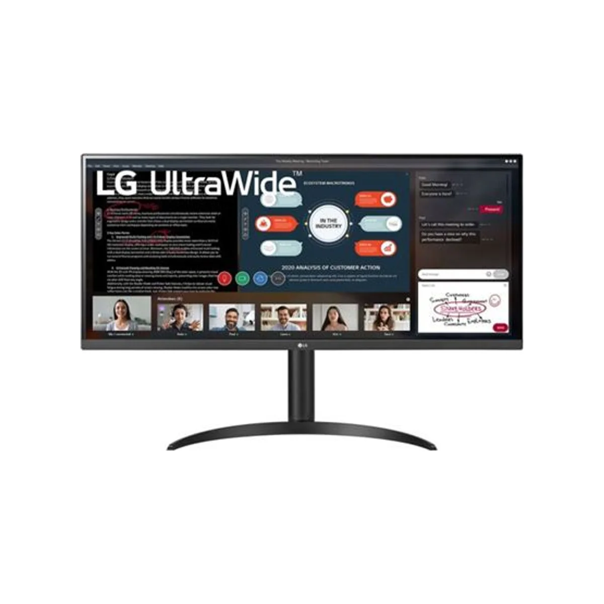 LG 34" UltraWide HDR10 FHD 5ms IPS Monitor with AMD FreeSync - 34WP550-B