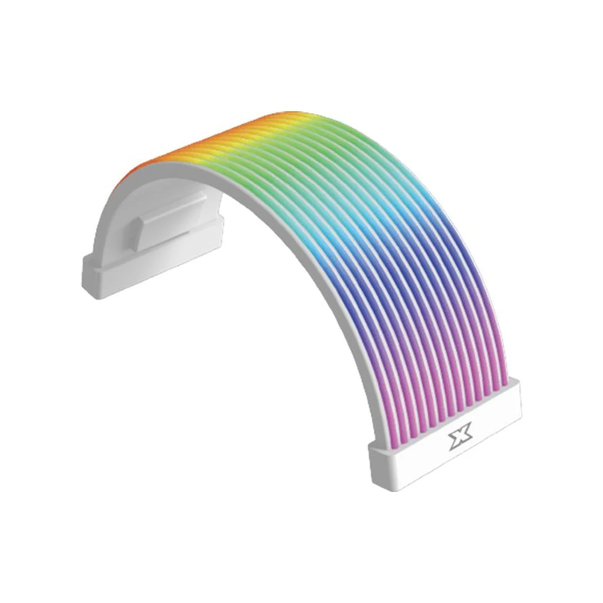 XIGMATEK ICover II MB 24P ARGB LED PSU Cable Cover Kit - White (200mm, ARGB Sync, Controller) - EN45790 view 3