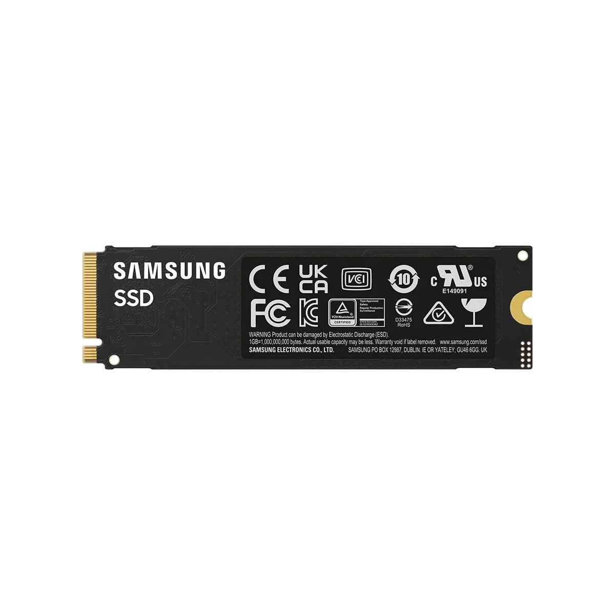 Samsung 990 EVO Plus 4TB M.2 NVMe PCIe 4.0 SSD (Black) - MZ-V9S4T0BW view 3