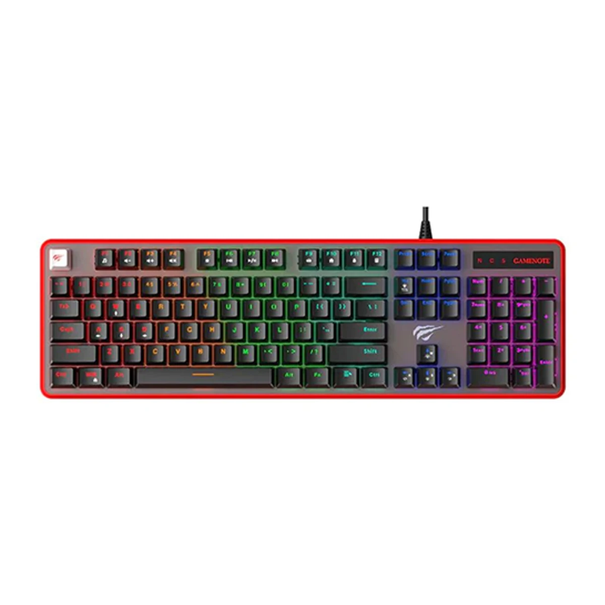 Havit KB870L GAMENOTE Mechanical Gaming Keyboard - Black/Red | KB870L